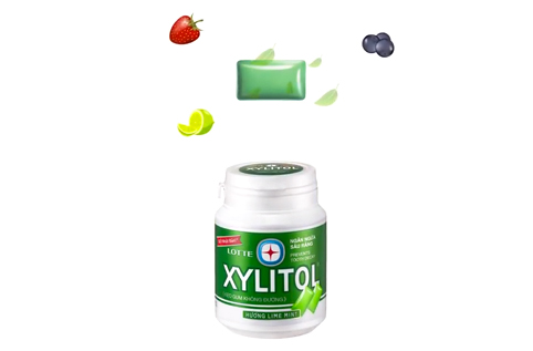 Lotte Xylitol - kẹo gum không đường sử dụng chất tạo ngọt tự nhiên