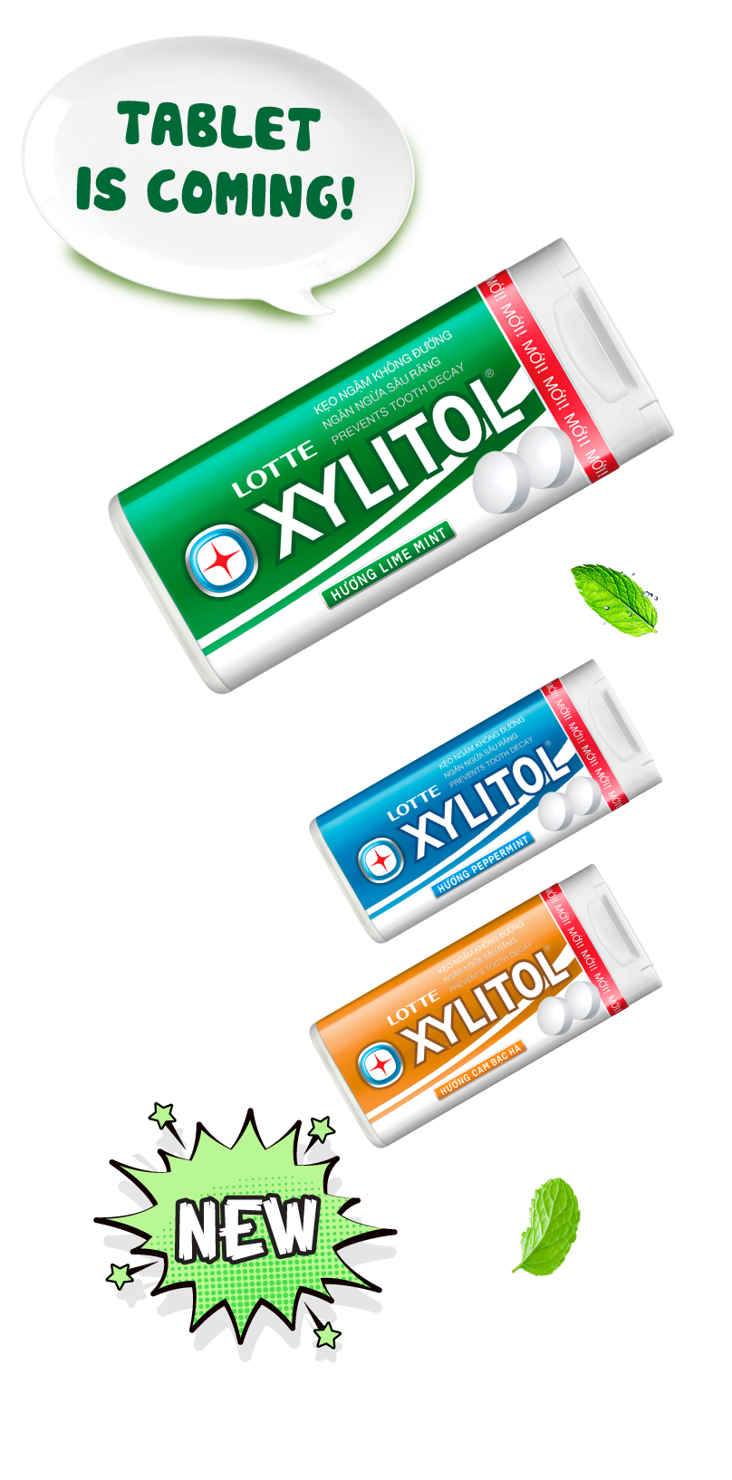 LOTTE XYLITOL GUM Protect your teeth from tooth decay