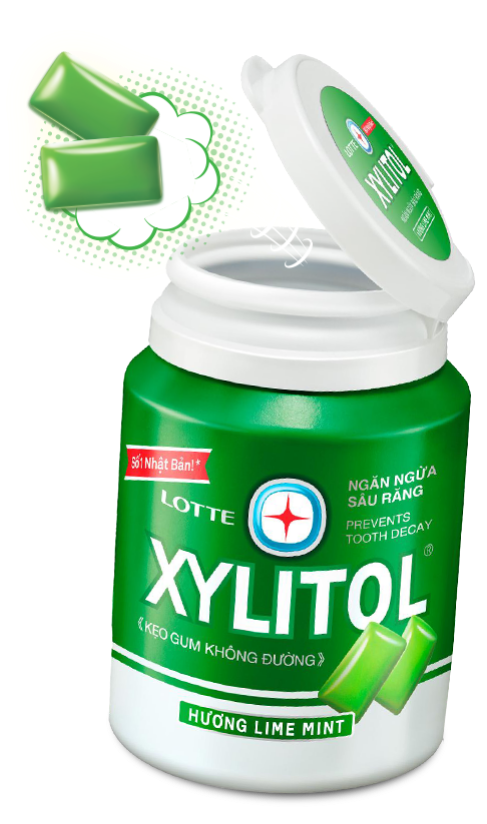 LOTTE XYLITOL GUM  Protect your teeth from tooth decay